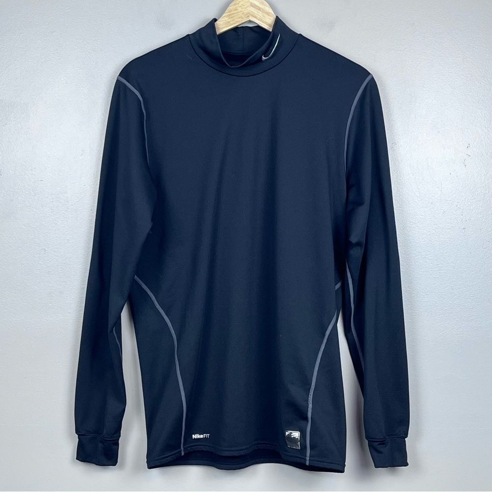 Nike Pro Men's Long Sleeve Performance Running Gym Shirt 389658 Size L; Active